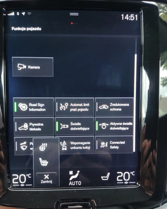 Volvo XC 60 cena 154000 przebieg: 77000, rok produkcji 2018 z Sosnowiec małe 781